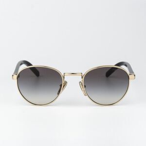 Prada Women Sunglasses Gold Grey Gradient Round PRB52S ZVN02C NEW AUTHENTIC